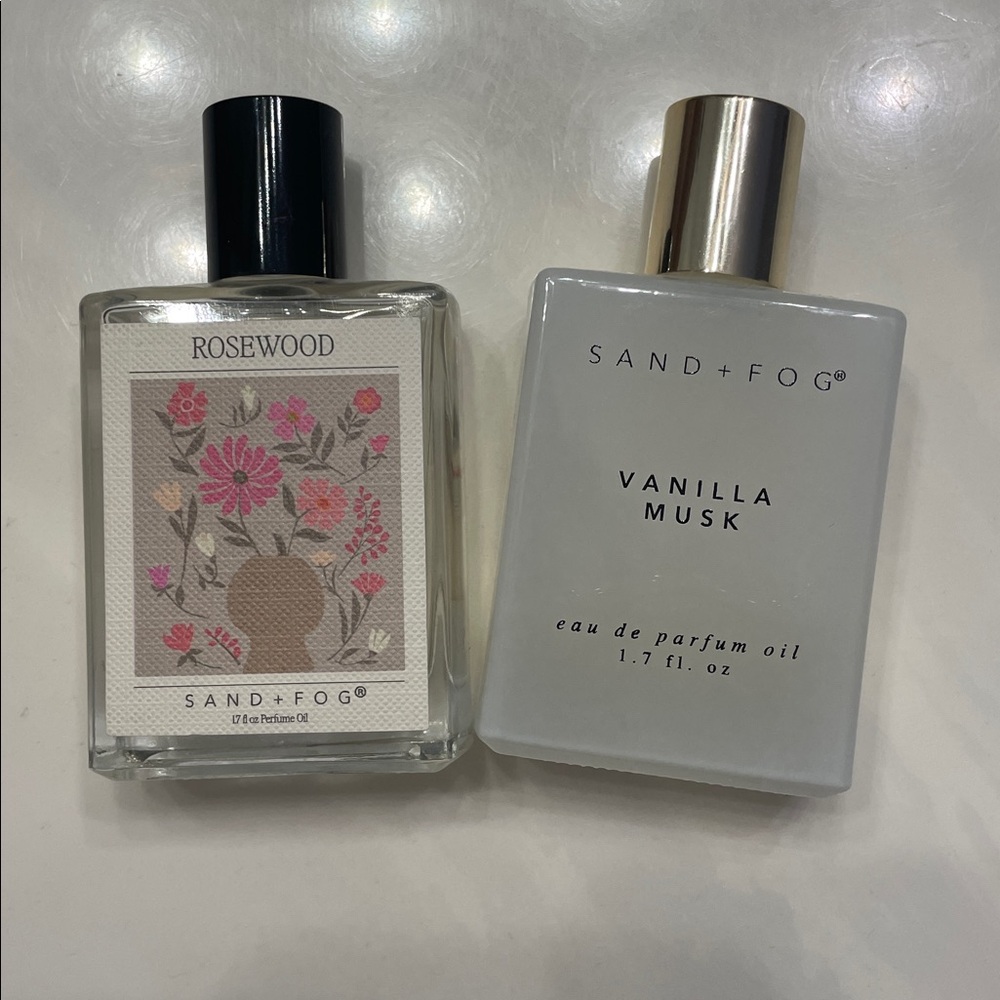 Sand + Fog Rosewood and Vanilla Musk Perfume Set